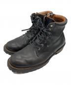 SLOW WEARスローウェア）の古着「クロムエクセルレザー ワークブーツ」｜ブラック