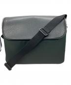 LOUIS VUITTONルイ ヴィトン）の古着「タイガ タイミール ショルダーバッグ」｜ブラック×グリーン