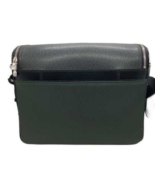 LOUIS VUITTON（ルイ ヴィトン）LOUIS VUITTON (ルイ ヴィトン) タイガ タイミール ショルダーバッグ ブラック×グリーンの古着・服飾アイテム