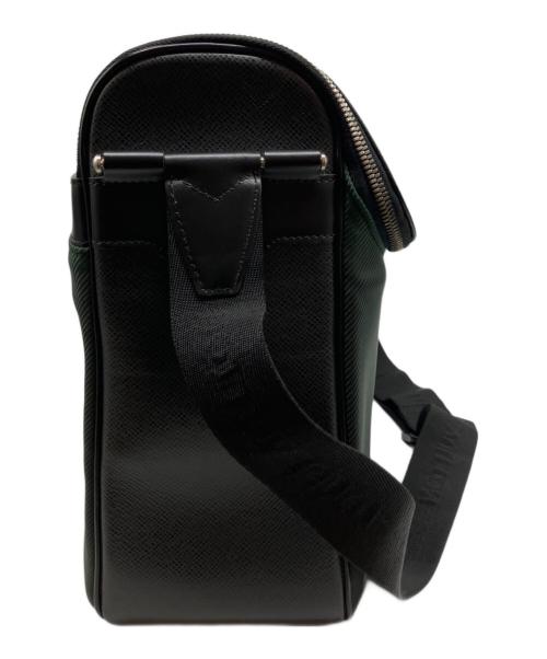 LOUIS VUITTON（ルイ ヴィトン）LOUIS VUITTON (ルイ ヴィトン) タイガ タイミール ショルダーバッグ ブラック×グリーンの古着・服飾アイテム