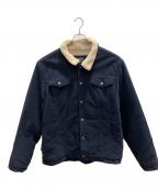Patagoniaパタゴニア）の古着「Pile Lined Trucker Jkt」｜ネイビー