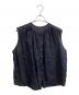nest Robe（ネストローブ）の古着「80リネンノースリーブブラウス」｜ネイビー