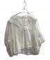nest Robe (ネストローブ) リネンフレアカラーブラウス　25SS ホワイト サイズ:フリー：15000円