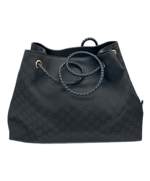 GUCCI（グッチ）GUCCI (グッチ) GG トートバッグ ブラックの古着・服飾アイテム
