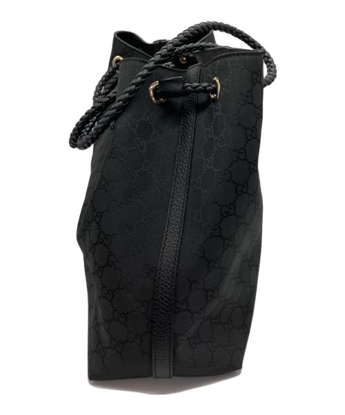GUCCI（グッチ）GUCCI (グッチ) GG トートバッグ ブラックの古着・服飾アイテム