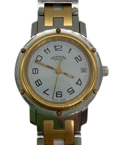 HERMES（エルメス）HERMES (エルメス) リストウォッチ クリッパー ホワイトの古着・服飾アイテム
