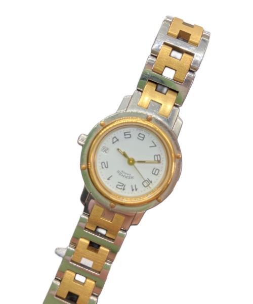 HERMES（エルメス）HERMES (エルメス) リストウォッチ クリッパー ホワイトの古着・服飾アイテム