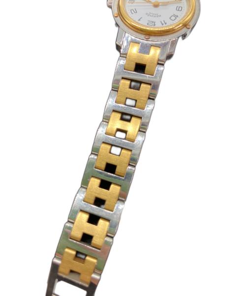 HERMES（エルメス）HERMES (エルメス) リストウォッチ クリッパー ホワイトの古着・服飾アイテム