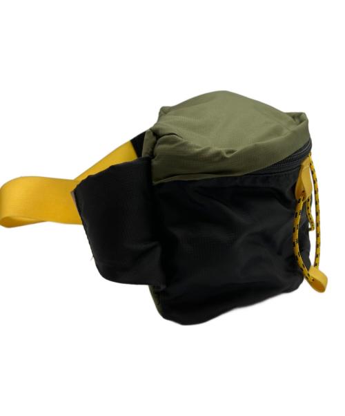 MARNI（マルニ）MARNI (マルニ) PORTER (ポーター) ウエストバッグ ブラック×カーキの古着・服飾アイテム