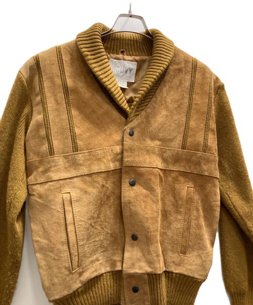 BOUVY（ブーヴィ）BOUVY (ブーヴィ) スエードジャケット ブラウン サイズ:Lの古着・服飾アイテム