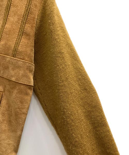 BOUVY（ブーヴィ）BOUVY (ブーヴィ) スエードジャケット ブラウン サイズ:Lの古着・服飾アイテム
