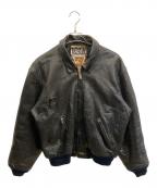 DIESELディーゼル）の古着「レザージャケット」｜ブラック