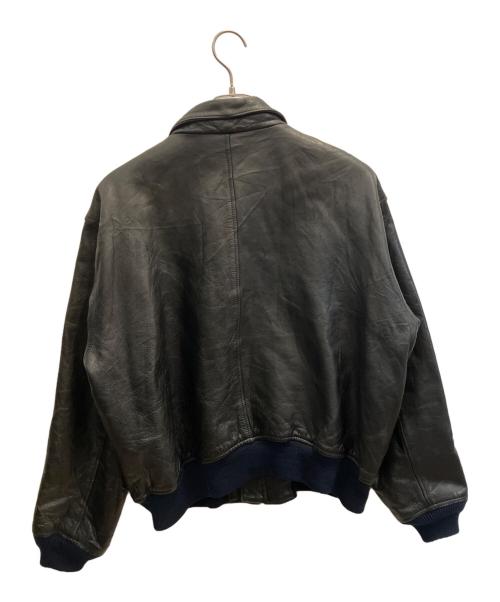 DIESEL（ディーゼル）DIESEL (ディーゼル) レザージャケット ブラック サイズ:XLの古着・服飾アイテム