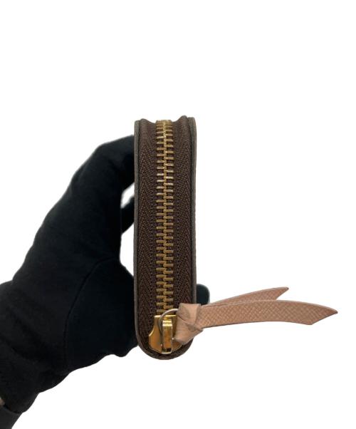 LOUIS VUITTON（ルイ ヴィトン）LOUIS VUITTON (ルイ ヴィトン) モノグラム　ポルトフォイユ・クレマンス ピンク×ブラウンの古着・服飾アイテム