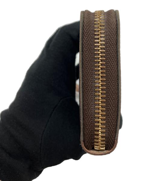 LOUIS VUITTON（ルイ ヴィトン）LOUIS VUITTON (ルイ ヴィトン) モノグラム　ポルトフォイユ・クレマンス ピンク×ブラウンの古着・服飾アイテム