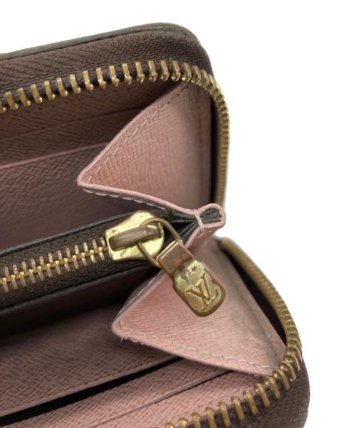 LOUIS VUITTON（ルイ ヴィトン）LOUIS VUITTON (ルイ ヴィトン) モノグラム　ポルトフォイユ・クレマンス ピンク×ブラウンの古着・服飾アイテム