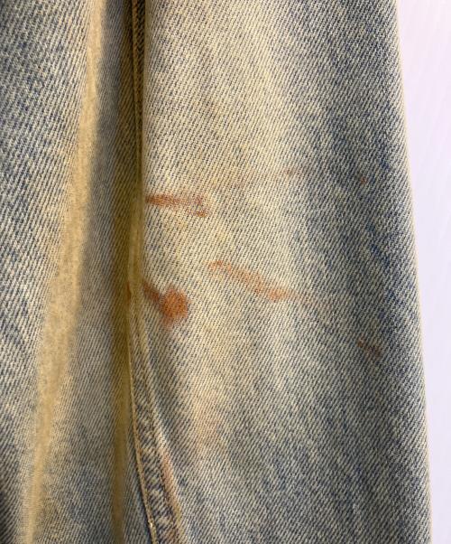 Maison Margiela（メゾンマルジェラ）Maison Margiela (メゾンマルジェラ) デニムジャケットドッキングコート ネイビー×インディゴ サイズ:46の古着・服飾アイテム