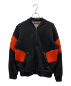 DIESELディーゼル）の古着「ブルゾンインターロックファブリック」｜ブラック