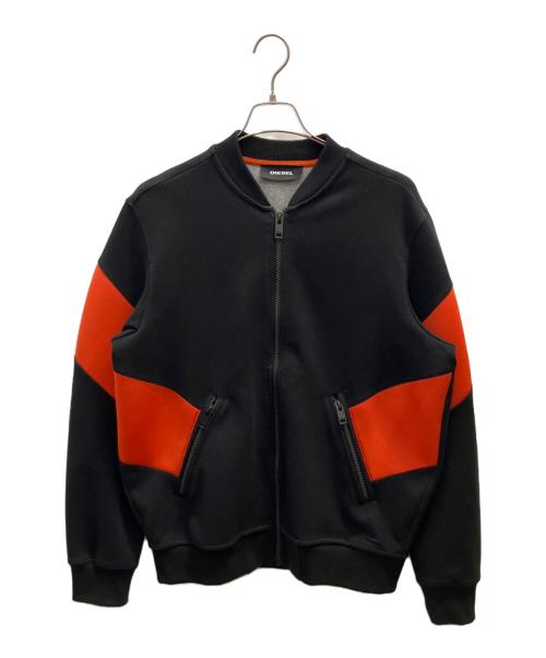 DIESEL（ディーゼル）DIESEL (ディーゼル) ブルゾンインターロックファブリック ブラック サイズ:不明の古着・服飾アイテム