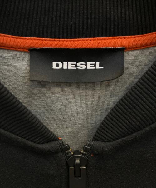 DIESEL（ディーゼル）DIESEL (ディーゼル) ブルゾンインターロックファブリック ブラック サイズ:不明の古着・服飾アイテム