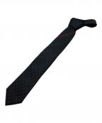 GUCCIグッチ）の古着「GG柄シルクネクタイ」｜グレー