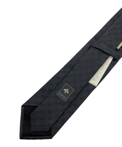 GUCCI（グッチ）GUCCI (グッチ) GG柄シルクネクタイ グレー サイズ:記載なしの古着・服飾アイテム
