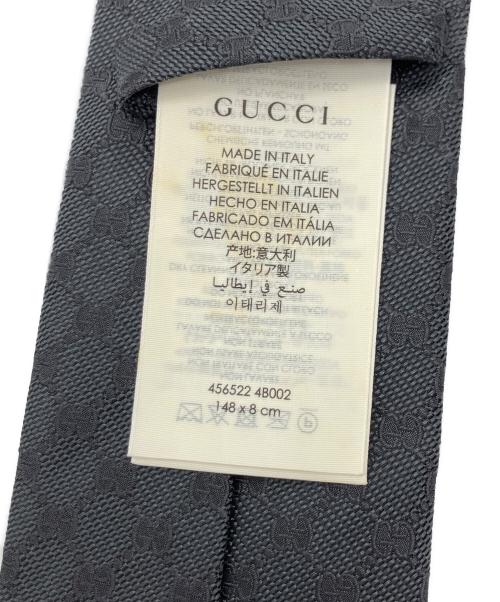 GUCCI（グッチ）GUCCI (グッチ) GG柄シルクネクタイ グレー サイズ:記載なしの古着・服飾アイテム