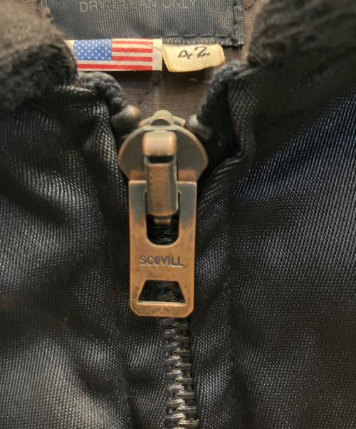 U'S NAVY（ユーエスネイビー）U'S NAVY (ユーエスネイビー) フライトジャケット ブラック サイズ:42の古着・服飾アイテム