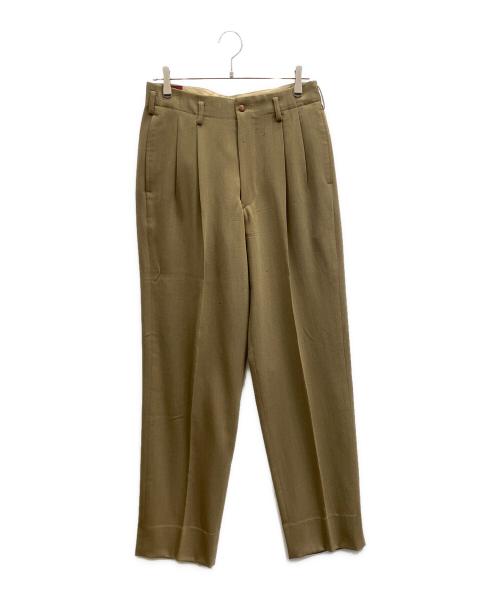 dezert（デザート）dezert (デザート) スラックス オリーブ サイズ:Мの古着・服飾アイテム