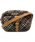 BURBERRY BLUE LABELバーバリーロンドンブルーレーベル）の古着「ショルダーバッグ」｜グレー
