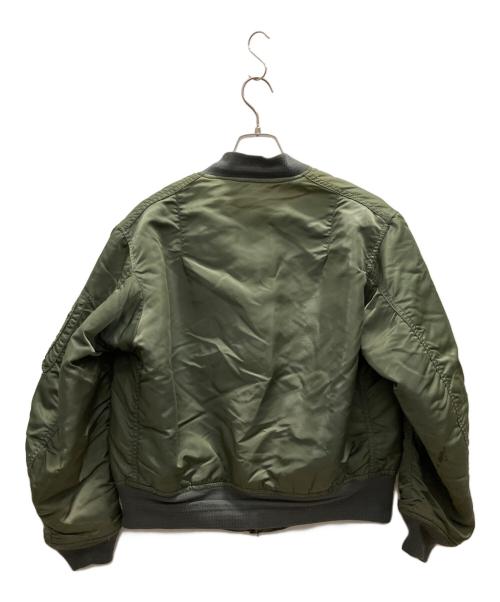 ALPHA（アルファ）ALPHA (アルファ) MA-1ジャケット グリーン サイズ:Мの古着・服飾アイテム