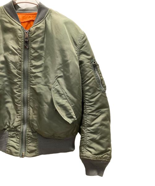 ALPHA（アルファ）ALPHA (アルファ) MA-1ジャケット グリーン サイズ:Мの古着・服飾アイテム