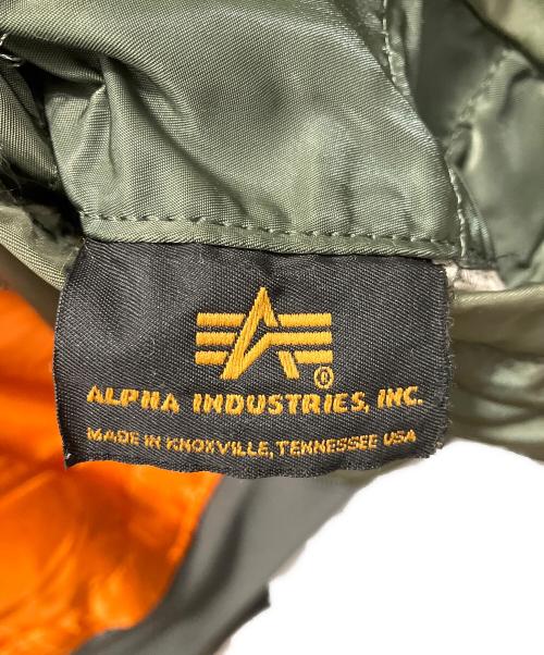 ALPHA（アルファ）ALPHA (アルファ) MA-1ジャケット グリーン サイズ:Мの古着・服飾アイテム