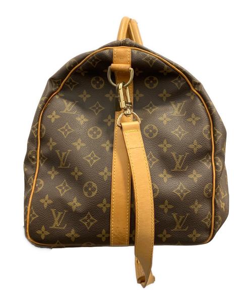 LOUIS VUITTON（ルイ ヴィトン）LOUIS VUITTON (ルイ ヴィトン) キーポル・バンドリエール55ボストンバッグ ブラウンの古着・服飾アイテム