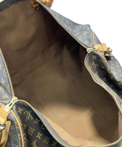 LOUIS VUITTON（ルイ ヴィトン）LOUIS VUITTON (ルイ ヴィトン) キーポル・バンドリエール55ボストンバッグ ブラウンの古着・服飾アイテム
