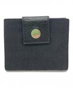 BVLGARIブルガリ）の古着「2つ折り財布」｜ブラック