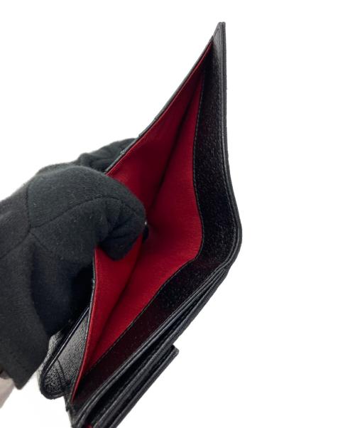 BVLGARI（ブルガリ）BVLGARI (ブルガリ) 2つ折り財布 ブラックの古着・服飾アイテム