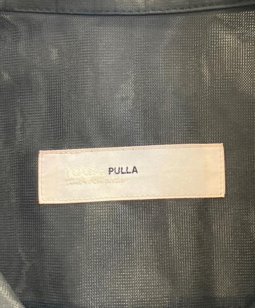 TOGA PULLA（トーガ プルラ）TOGA PULLA (トーガ プルラ) メッシュシャツ ブラック サイズ:SIZE 38の古着・服飾アイテム