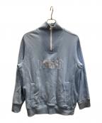 PUMA×maison kitsuneプーマ×メゾンキツネ）の古着「ハーフジップスウェット」｜スカイブルー