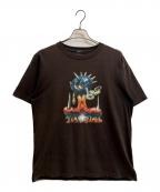 TIMESCANタイムスキャン）の古着「半袖Tシャツ」｜ブラウン