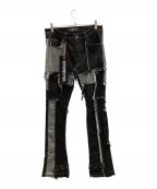 VALABASASバラバサス）の古着「デニムパンツ」｜ブラック