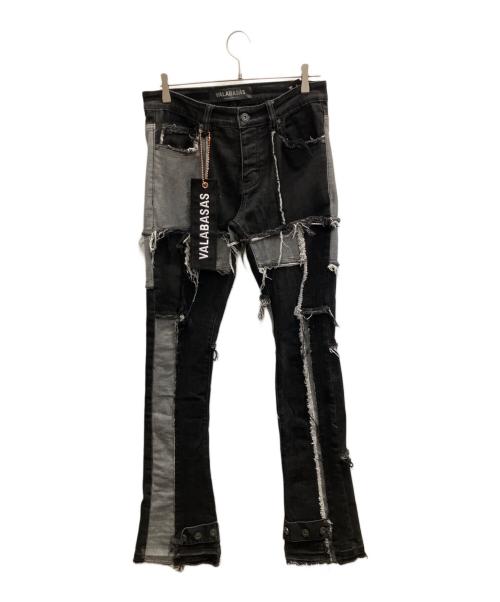VALABASAS（バラバサス）VALABASAS (バラバサス) デニムパンツ ブラック サイズ:76の古着・服飾アイテム