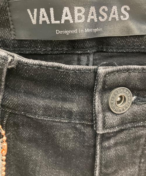 VALABASAS（バラバサス）VALABASAS (バラバサス) デニムパンツ ブラック サイズ:76の古着・服飾アイテム