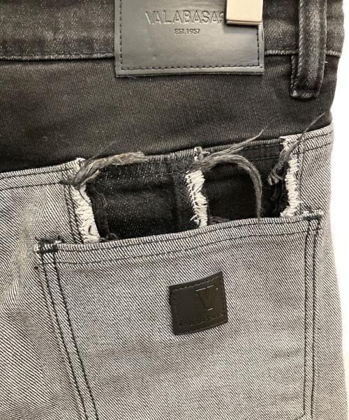 VALABASAS（バラバサス）VALABASAS (バラバサス) デニムパンツ ブラック サイズ:76の古着・服飾アイテム