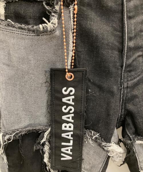 VALABASAS（バラバサス）VALABASAS (バラバサス) デニムパンツ ブラック サイズ:76の古着・服飾アイテム