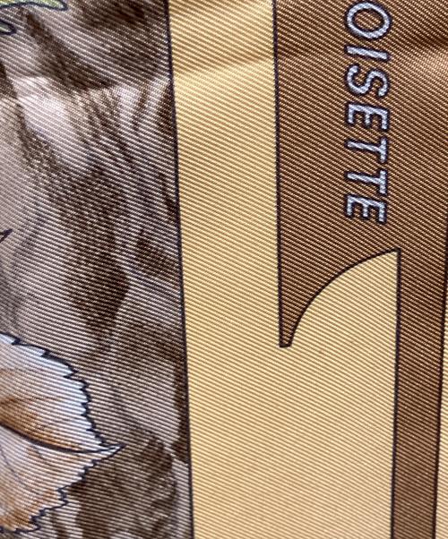 HERMES（エルメス）HERMES (エルメス) シルクスカーフ　カレ90　くるみ割り イエローの古着・服飾アイテム