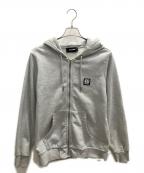DIESELディーゼル）の古着「ジップパーカー」｜グレー
