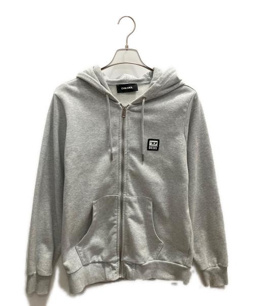 DIESEL（ディーゼル）DIESEL (ディーゼル) ジップパーカー グレー サイズ:SIZE Sの古着・服飾アイテム