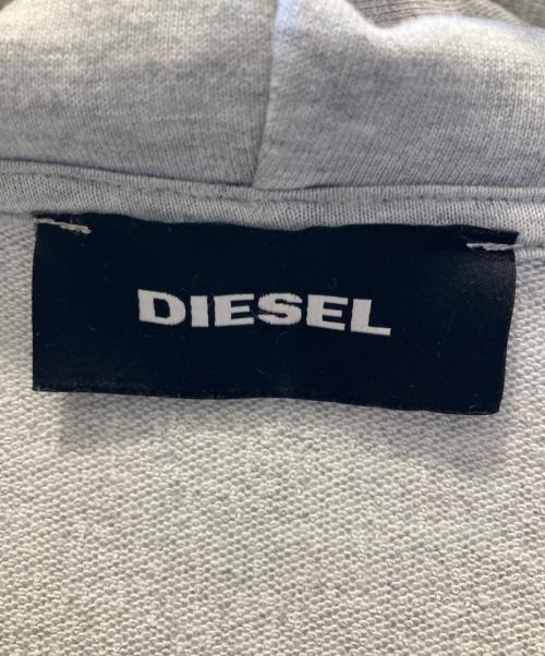 DIESEL（ディーゼル）DIESEL (ディーゼル) ジップパーカー グレー サイズ:SIZE Sの古着・服飾アイテム