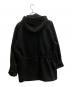 COMME des GARCONS (コムデギャルソン) ウールコート ブラック サイズ:フリー：18000円